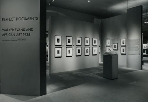 Perfect Documents: Walker Evans and African Art 1935.The Metropolitan Museum of Art, February 1 - September 3, 2000